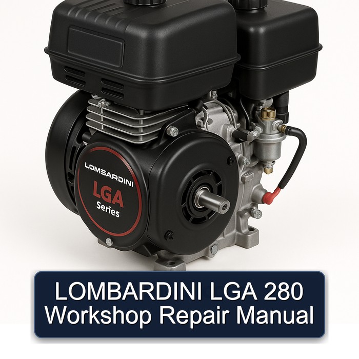 LOMBARDINI LGA 280 Workshop Repair Manual
