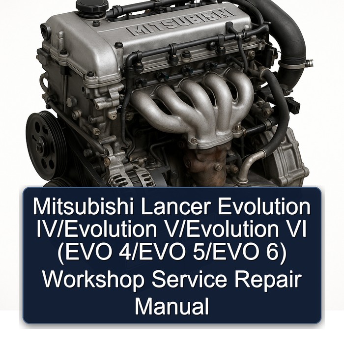 Mitsubishi Lancer Evolution IV/Evolution V/Evolution VI (EVO 4/EVO 5/EVO 6) Workshop Service Repair Manual
