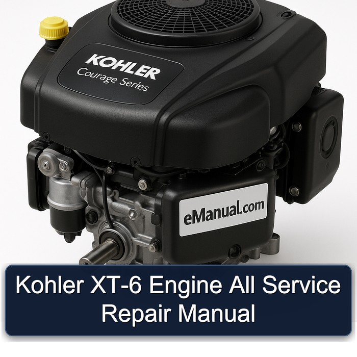 Kohler XT-6 Engine All Service Repair Manual