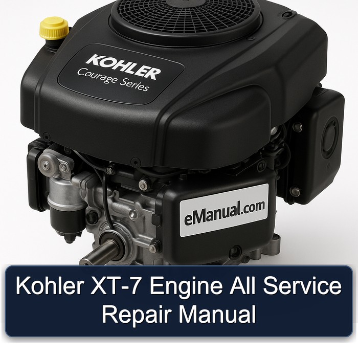 Kohler XT-7 Engine All Service Repair Manual