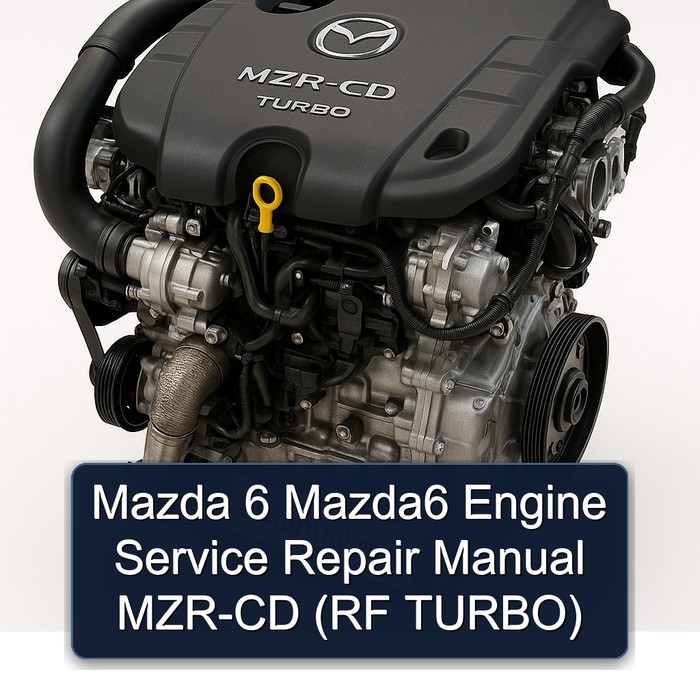 Mazda 6 Mazda6 Engine Service Repair Manual MZR-CD (RF TURBO)