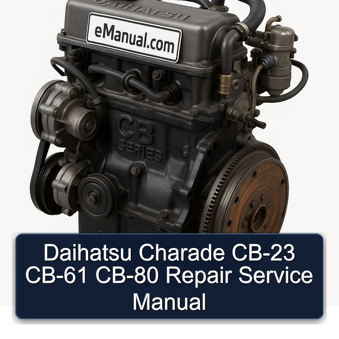 Daihatsu Charade CB-23 CB-61 CB-80 Repair Service Manual