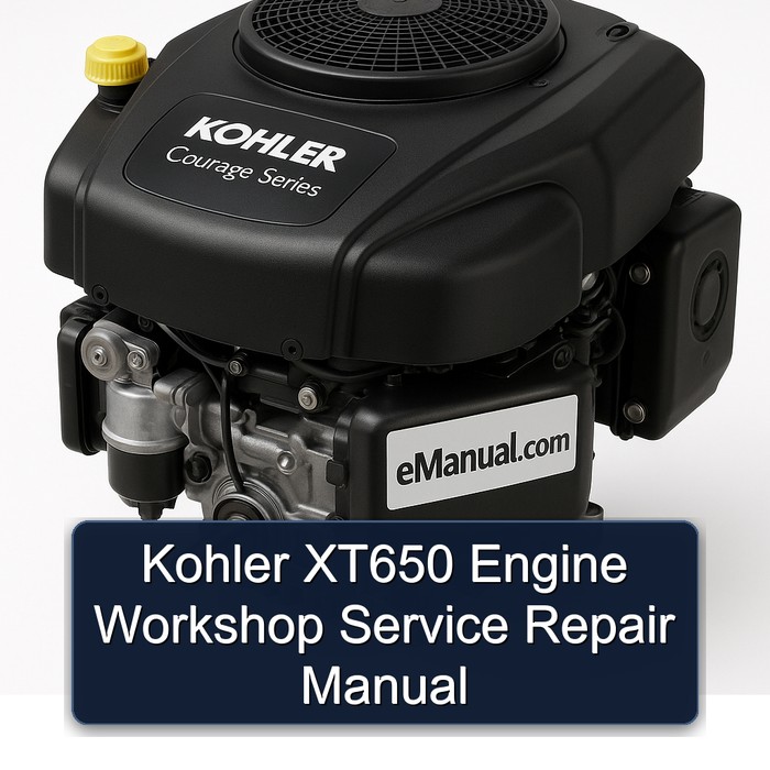 Kohler XT650 Engine Workshop Service Repair Manual