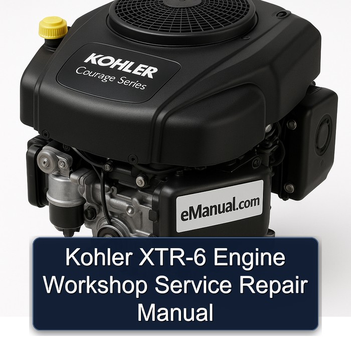 Kohler XTR-6 Engine Workshop Service Repair Manual