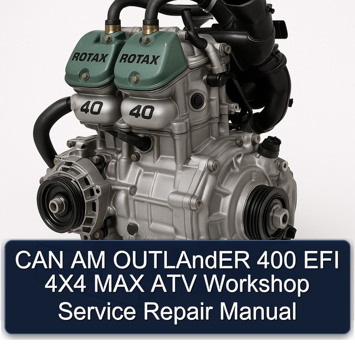 CAN AM OUTLAndER 400 EFI 4X4 MAX ATV Workshop Service Repair Manual