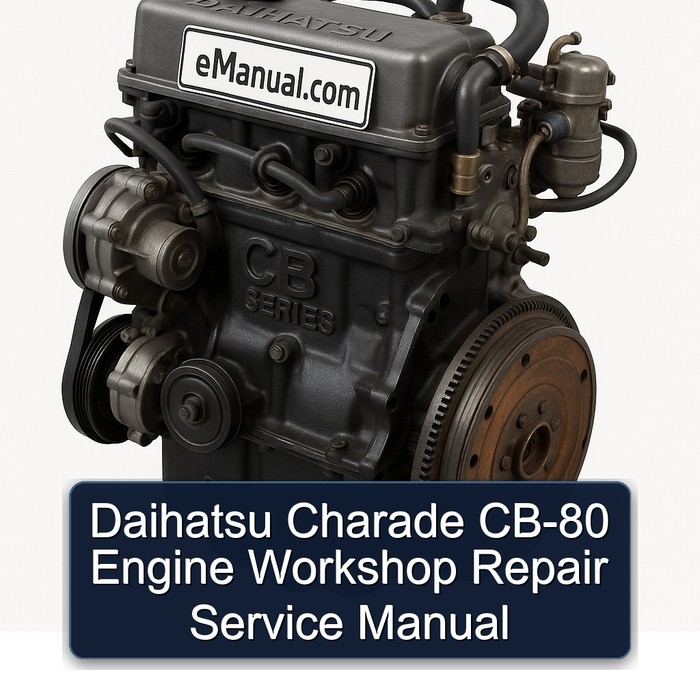 Daihatsu Charade CB-80 Engine Workshop Repair Service Manual