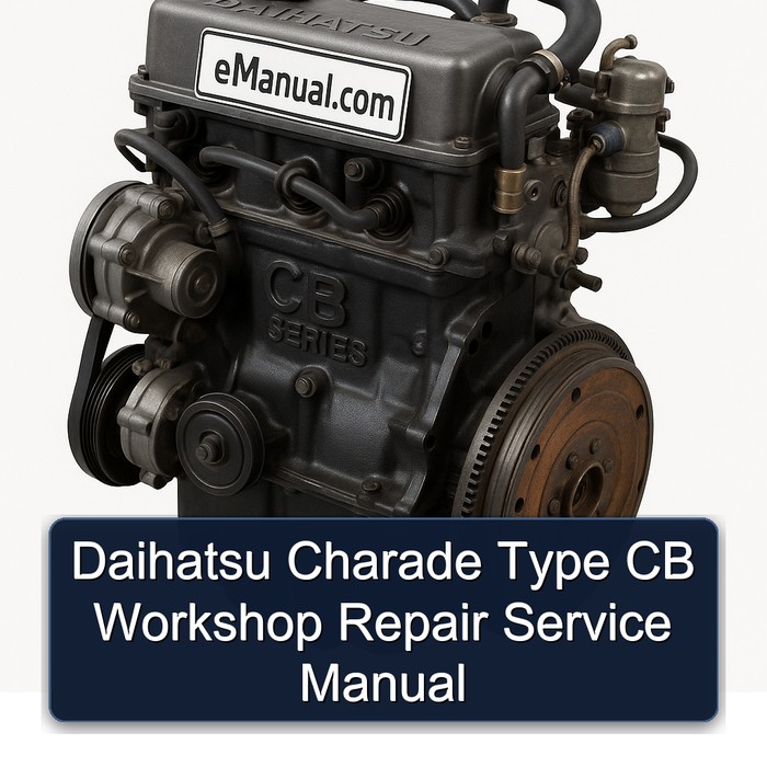 Daihatsu Charade Type CB Workshop Repair Service Manual