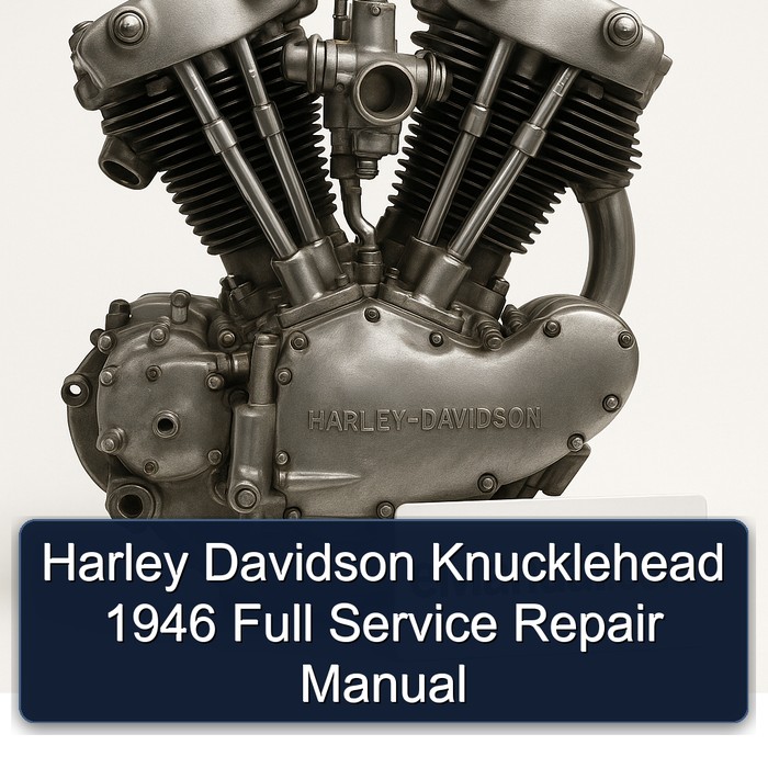 Harley Davidson Knucklehead 1946 Full Service Repair Manual
