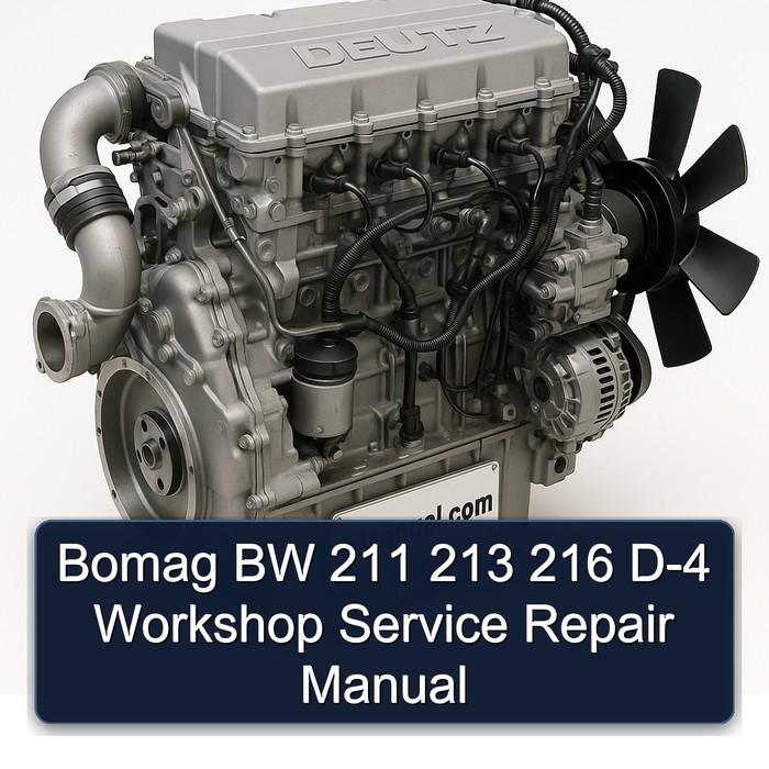 Bomag BW 211 213 216 D-4 Workshop Service Repair Manual