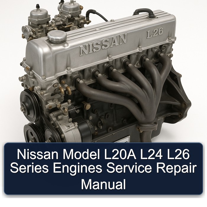 Nissan Model L20A L24 L26 Series Engines Service Repair Manual