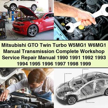 Mitsubishi GTO Twin Turbo W5MG1 W6MG1 Manual Transmission Workshop Service Repair Manual (1990-1999)