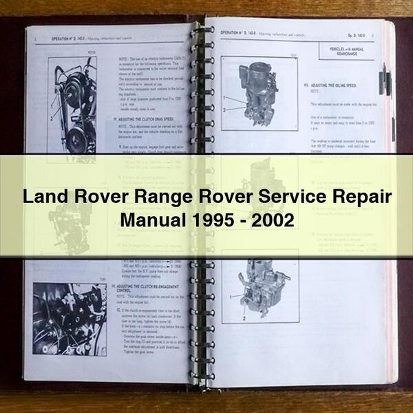 Land Rover Range Rover Service Repair Manual 1995 - 2002 PDF Download - Click Image to Close