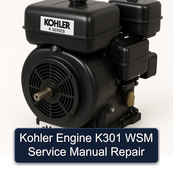 Kohler Engine K301 WSM Service Manual Repair