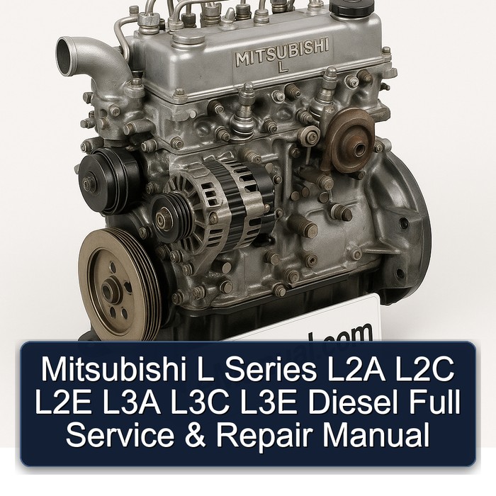 Mitsubishi L Series L2A L2C L2E L3A L3C L3E Diesel Full Service & Repair Manual
