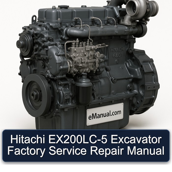 Hitachi EX200LC-5 Excavator Factory Service Repair Manual