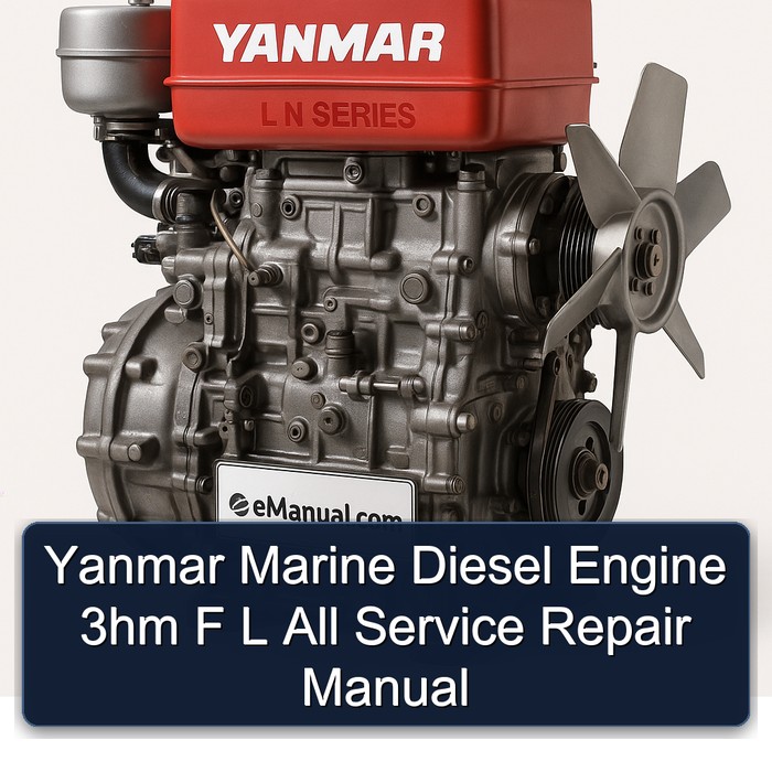 Yanmar Marine Diesel Engine 3hm F L All Service Repair Manual