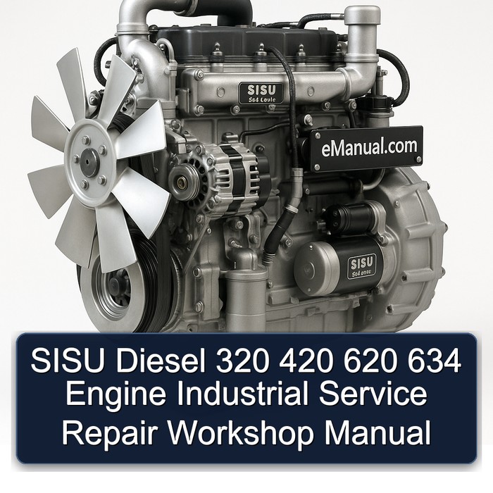 SISU Diesel 320 420 620 634 Engine Industrial Service Repair Workshop Manual