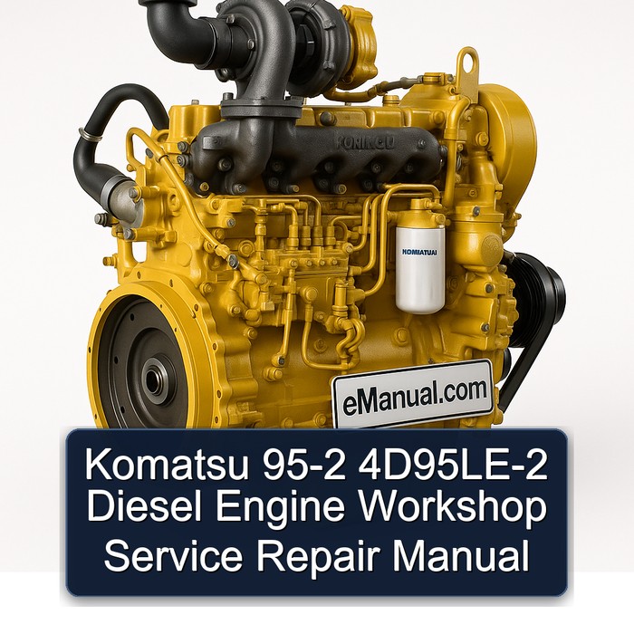 Komatsu 95-2 4D95LE-2 Diesel Engine Workshop Service Repair Manual