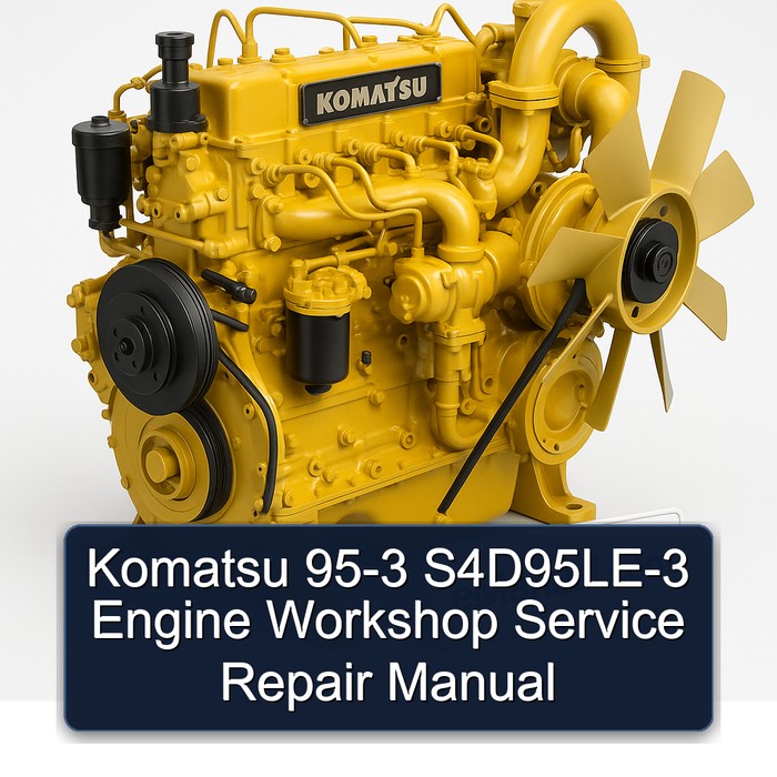 Komatsu 95-3 S4D95LE-3 Engine Workshop Service Repair Manual