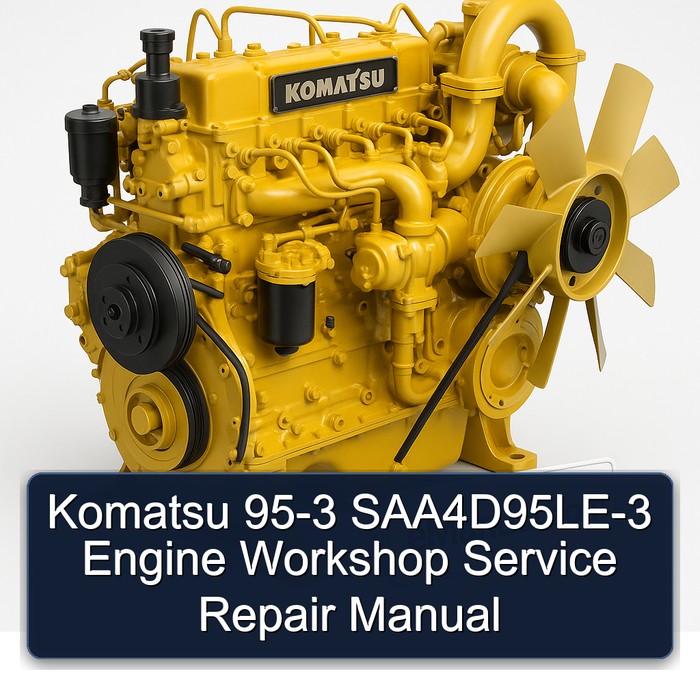Komatsu 95-3 SAA4D95LE-3 Engine Workshop Service Repair Manual