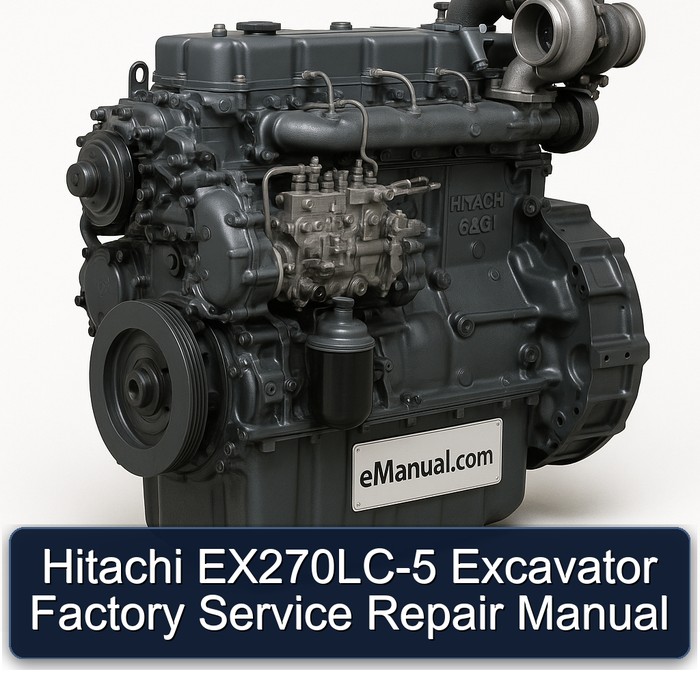 Hitachi EX270LC-5 Excavator Factory Service Repair Manual