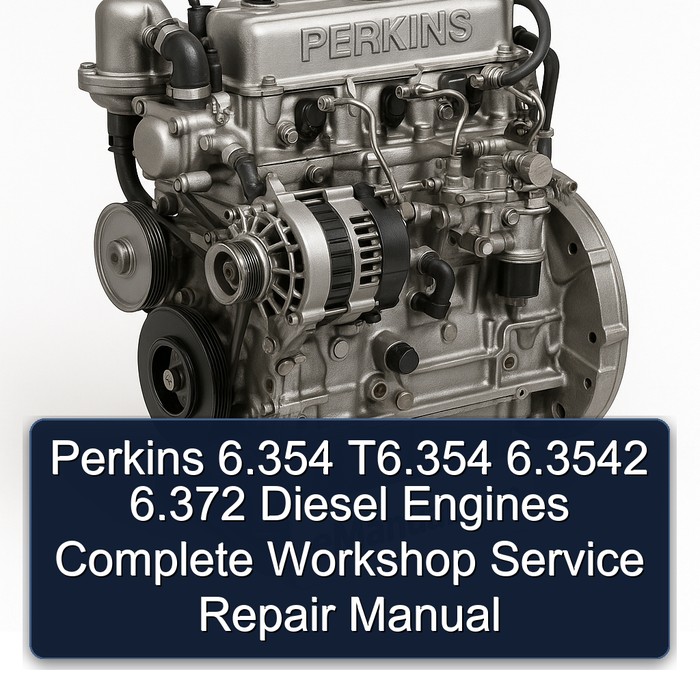 Perkins 6.354 T6.354 6.3542 6.372 Diesel Engines Complete Workshop Service Repair Manual