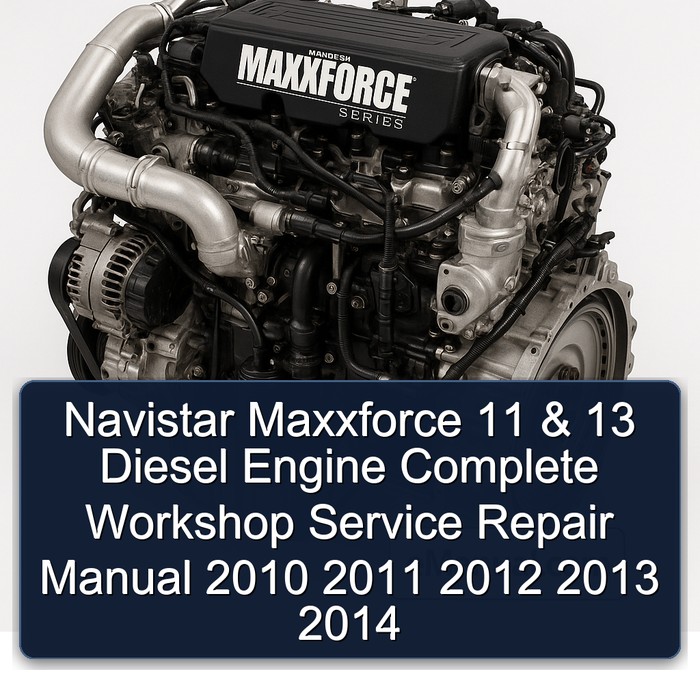 Navistar Maxxforce 11 & 13 Diesel Engine Complete Workshop Service Repair Manual 2010 2011 2012 2013 2014