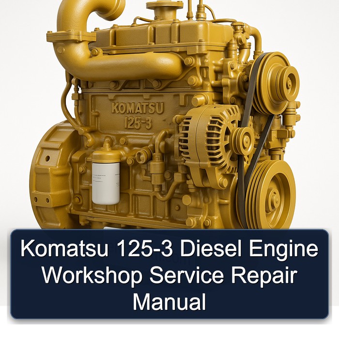 Komatsu 125-3 Diesel Engine Workshop Service Repair Manual