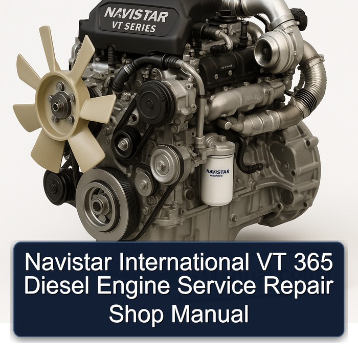 Navistar International VT 365 Diesel Engine Service Repair Shop Manual