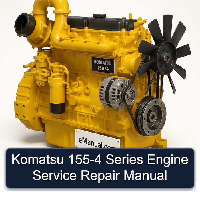 Komatsu 155-4 Series Engine Service Repair Manual