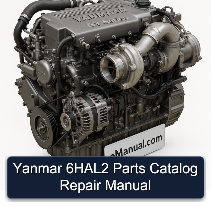 Yanmar 6HAL2 Parts Catalog Repair Manual