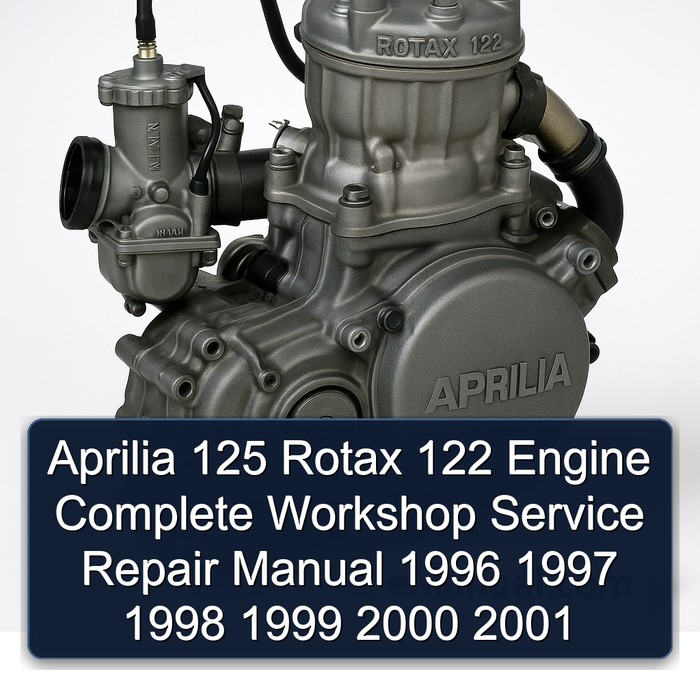 Aprilia 125 Rotax 122 Engine Complete Workshop Service Repair Manual 1996 1997 1998 1999 2000 2001