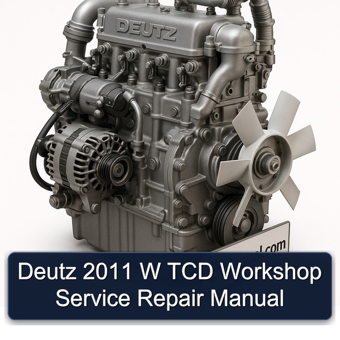 Deutz 2011 W TCD Workshop Service Repair Manual