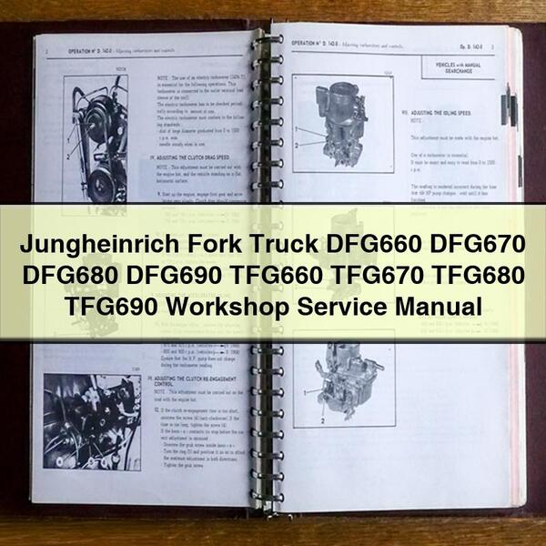 Jungheinrich Fork Truck DFG660 DFG670 DFG680 DFG690 TFG660 TFG670 TFG680 TFG690 Workshop Service Manual PDF Download