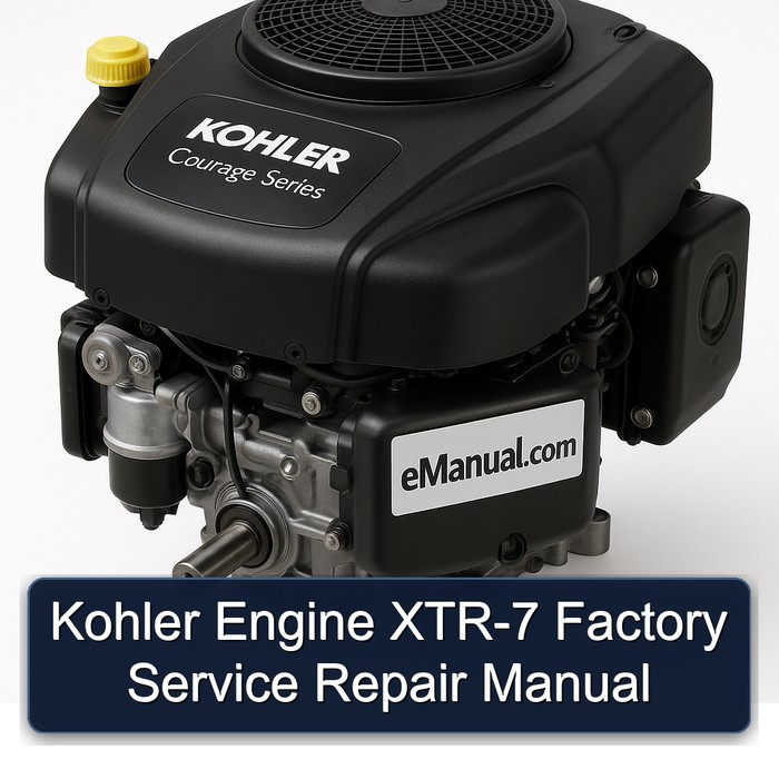 Kohler Engine XTR-7 Factory Service Repair Manual