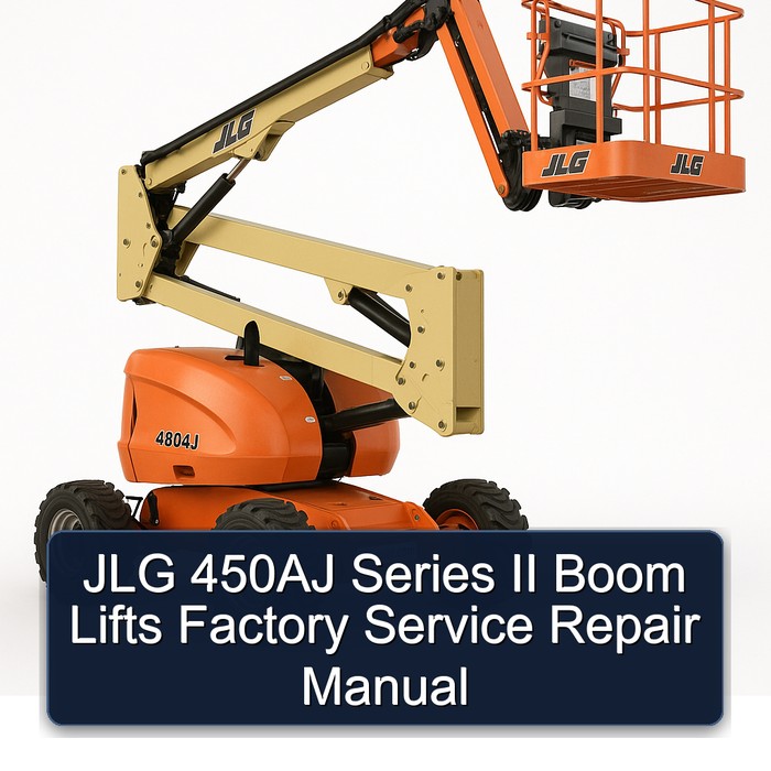 JLG 450AJ Series II Boom Lifts Factory Service Repair Manual