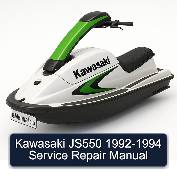 Kawasaki JS550 1992-1994 Service Repair Manual