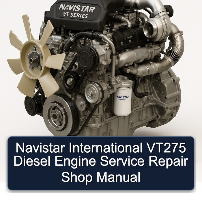 Navistar International VT275 Diesel Engine Service Repair Shop Manual