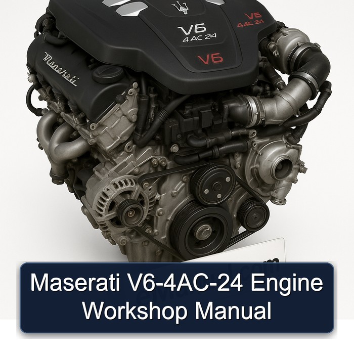 Maserati V6-4AC-24 Engine Workshop Manual