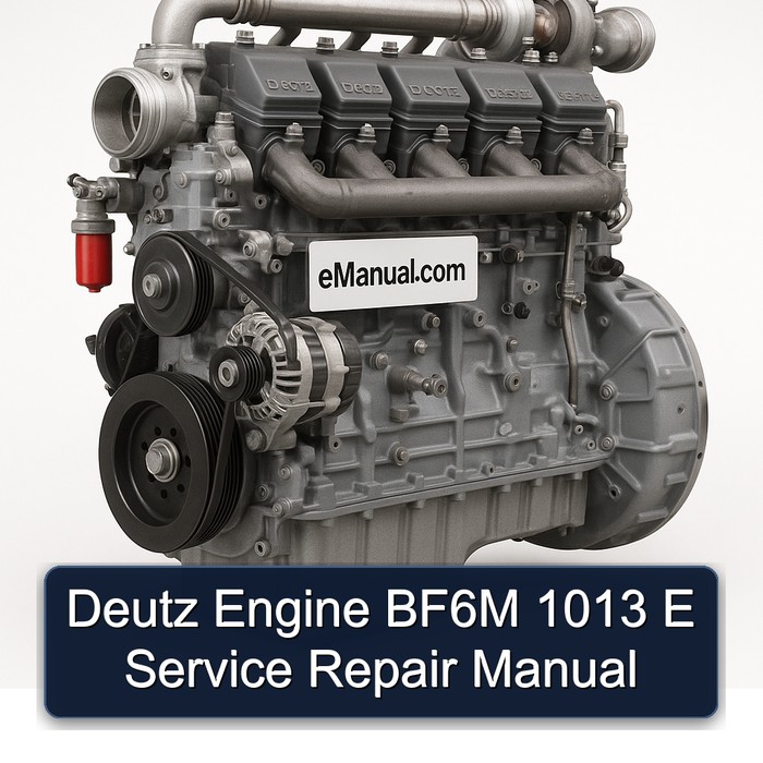 Deutz Engine BF6M 1013 E Service Repair Manual