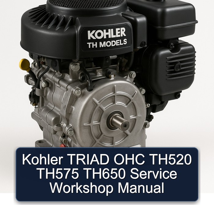 Kohler TRIAD OHC TH520 TH575 TH650 Service Workshop Manual