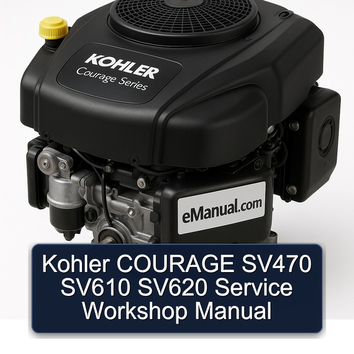 Kohler COURAGE SV470 SV610 SV620 Service Workshop Manual
