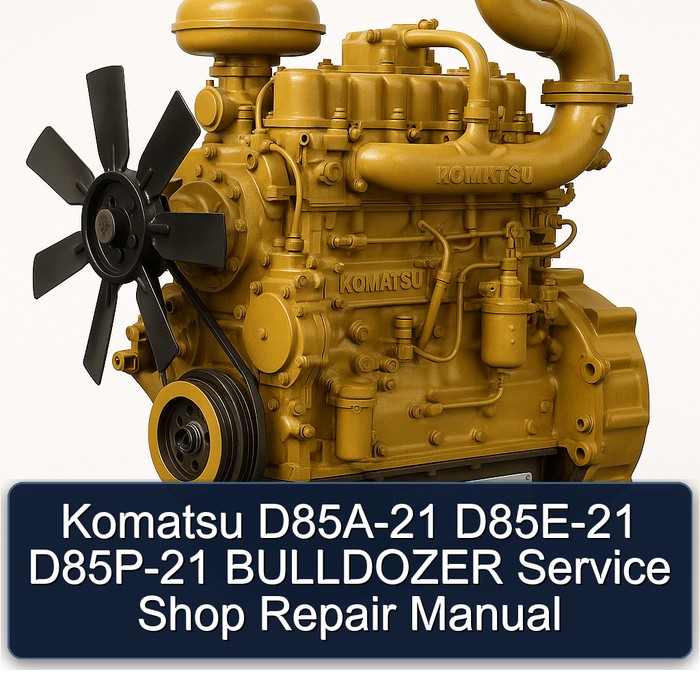 Komatsu D85A-21 D85E-21 D85P-21 BULLDOZER Service Shop Repair Manual