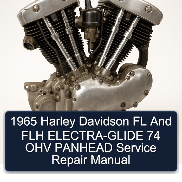 1965 Harley Davidson FL And FLH ELECTRA-GLIDE 74 OHV PANHEAD Service Repair Manual