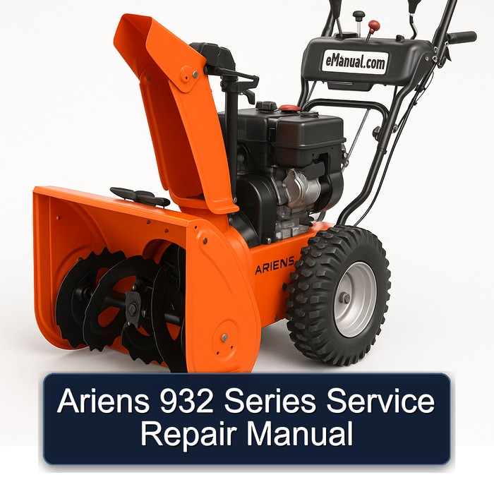 Ariens 932 Series Service Repair Manual