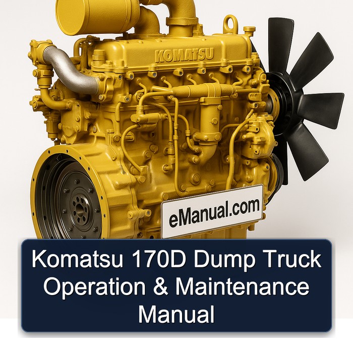 Komatsu 170D Dump Truck Operation & Maintenance Manual