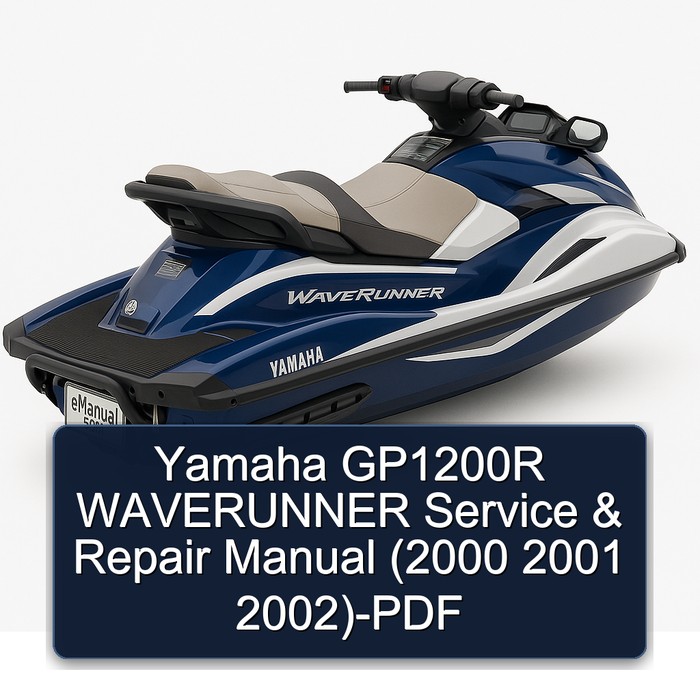 Yamaha GP1200R WAVERUNNER Service & Repair Manual (2000 2001 2002)-PDF