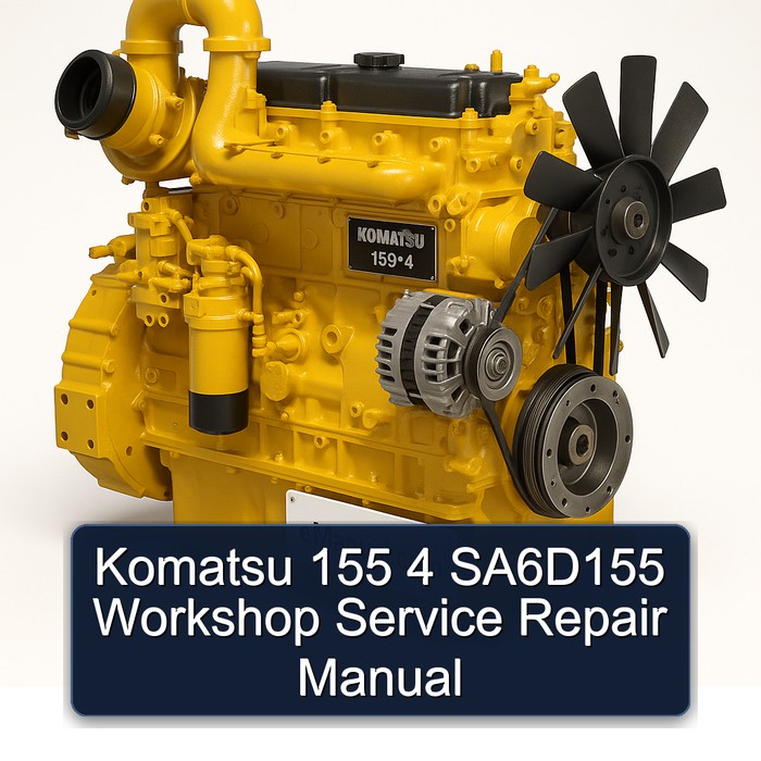 Komatsu 155 4 SA6D155 Workshop Service Repair Manual