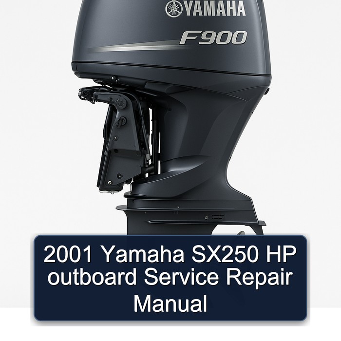 2001 Yamaha SX250 HP outboard Service Repair Manual