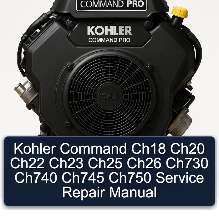 Kohler Command Ch18 Ch20 Ch22 Ch23 Ch25 Ch26 Ch730 Ch740 Ch745 Ch750 Service Repair Manual
